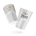 Verre réutilisable en plastique sans BPA, fabriqué en France 400 ml couleur blanc