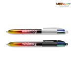 Stylo 4 couleurs en plastique avec effet métallique Flags BIC®