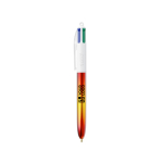 Stylo 4 couleurs en plastique avec effet métallique Flags BIC® vue principale