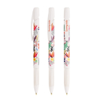 Stylo en plastique avec bouton-poussoir rétractable, encre noire BIC®