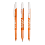 Porte-mine BIC® avec clip résistant et mécanisme rétractable couleur orange transparent