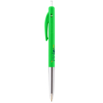 Stylo en plastique rétractable et ergonomique à encre bleue BIC®