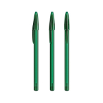 Stylo en plastique avec capuchon classique et encre noire Style BIC®