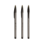 Stylo en plastique avec capuchon classique et encre noire Style BIC®