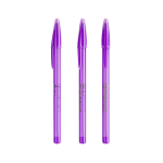 Stylo en plastique avec capuchon classique et encre noire Style BIC®