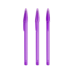 Stylo en plastique avec capuchon classique et encre noire Style BIC®