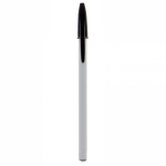 Stylo en plastique avec capuchon classique et encre noire Style BIC®