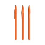 Stylo en plastique avec capuchon classique et encre bleue Style BIC®