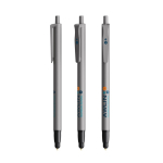 Stylo en plastique avec stylet tactile et encre bleue Clic Stic BIC®