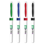 Marqueur permanent en plastique à encre à séchage rapide BIC® couleur bleu vue arrière