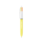 Stylo bille en plastique avec corps jaune et encre 4 couleurs Sun BIC® vue principale