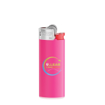 Briquet en plastique compact avec sécurité enfant BIC® J25 couleur fuchsia