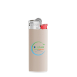 Briquet en plastique compact avec sécurité enfant BIC® J25 couleur gris clair
