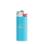 Briquet en plastique compact avec sécurité enfant BIC® J25 couleur cyan