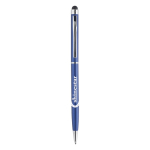 Stylo métallique multifonction avec stylet tactile et encre bleue BIC® couleur bleu