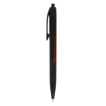 Stylo à bille en plastique à mécanisme rétractable, encre bleue BIC® couleur noir