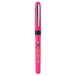 Roller en plastique ergonomique et encre bleue Grip Roller BIC® couleur fuchsia