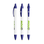 Stylo à bille en plastique recyclé à profil large et encre noire BIC® couleur bleu marine