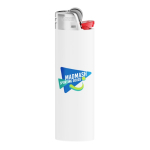 Briquet en plastique très sûr et résistant BIC® J26 couleur blanc