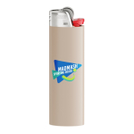 Briquet en plastique très sûr et résistant BIC® J26 couleur gris clair