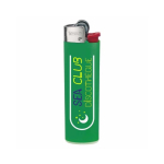 Briquet en plastique au design fin et flamme stable BIC® J23 couleur vert
