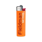 Briquet en plastique au design fin et flamme stable BIC® J23 couleur orange
