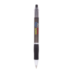 Stylo à bille au corps translucide et encre bleue Click BIC® couleur noir