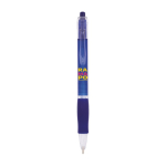Stylo à bille au corps translucide et encre bleue Click BIC® couleur bleu