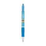 Stylo à bille au corps translucide et encre bleue Click BIC® couleur cyan
