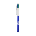Stylo en plastique style givré avec encre 4 couleurs BIC® vue principale