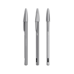 Stylo métallique mat rechargeable avec encre noire Cristal® ReNew BIC® couleur argenté brillant