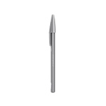 Stylo métallique mat rechargeable avec encre noire Cristal® ReNew BIC® vue principale