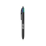 Stylo bille en plastique au toucher doux avec encre 4 couleurs BIC® vue principale