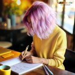 Stylo en plastique au fini pastel et encre 4 couleurs BIC®
