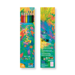 Set de coloriage recyclé certifié FSC® avec 6 crayons BIC® couleur multicolore