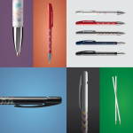 Stylo à bille en plastique rechargeable à clic avec encre noire BIC®