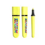 Surligneur fluorescent en plastique, encre d’origine naturelle BIC® couleur jaune