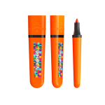 Surligneur fluorescent en plastique, encre d’origine naturelle BIC® couleur orange
