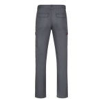 Pantalon multi-poches en sergé, taille élastique 190 g/m² Velilla couleur gris deuxième vue