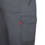 Pantalon multi-poches en sergé, taille élastique 190 g/m² Velilla couleur gris sixième vue