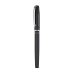 Set d’écriture premium avec stylo à bille et roller à encre bleue couleur noir image avec logo