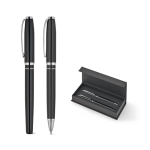 Set d’écriture premium avec stylo à bille et roller à encre bleue diverses couleurs