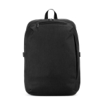 Sac à dos à ouverture complète avec poche, capacité 25 L, 16'' couleur noir première vue