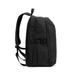 Sac à dos à ouverture complète avec poche, capacité 25 L, 16'' couleur noir troisième vue