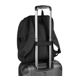 Sac à dos à ouverture complète avec poche, capacité 25 L, 16'' couleur noir cinquième vue