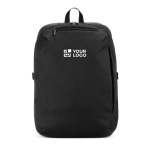 Sac à dos à ouverture complète avec poche, capacité 25 L, 16'' avec zone d'impression