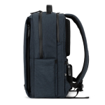 Sac à dos pour PC portable 17,3'' avec compartiments rembourrés 20 L couleur bleu cinquième vue