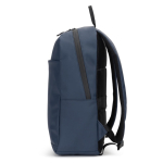 Sac à dos en similicuir pour PC 16”, fermetures éclair imperméables couleur bleu quatrième vue