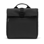 Sac isotherme enroulable 7 L avec fermeture réglable en similicuir couleur noir première vue