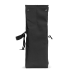 Sac isotherme enroulable 7 L avec fermeture réglable en similicuir couleur noir troisième vue